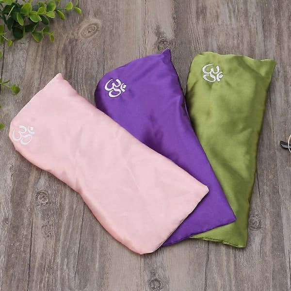 Yoga Ögonkudde Silke Cassiafrö Lavendel Avslappningsmask Aromaterapi Rosa