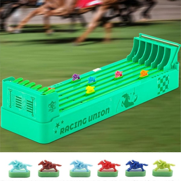 Horse Racing Table Game With 6 Horses Game Chessboard LINE Race Game Board Table Games For Kids 2024 Tabletop Horse Racing For Family Party Night