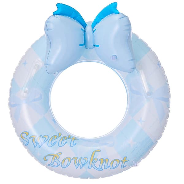 Bågknut Simringar Uppblåsbara Simringar Uppblåsbar Poolflottör Bågknut Simbassängring Simflottörringar blue bow