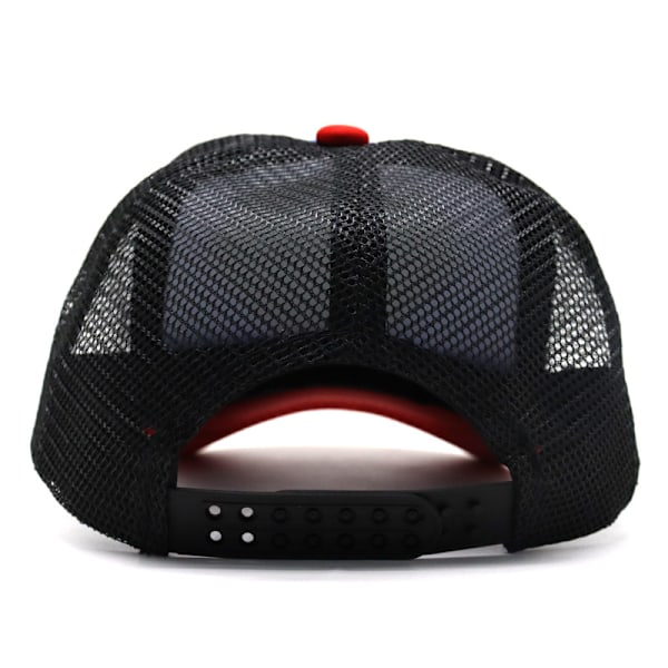Barn Gutter Jenter Batman Mesh Snapback Baseball Caps Sommer Utendørs Pustende Justerbar Sports Solhatt Model C black 48-52cm