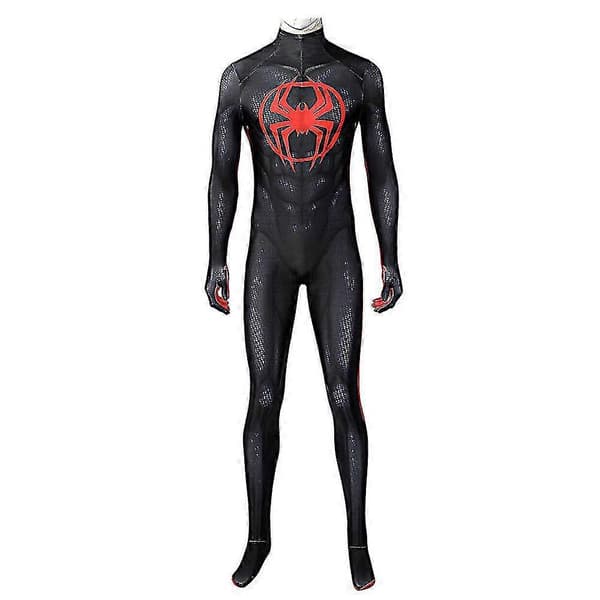 Spiderman Miles Morales Jumpsuit Kostym Cosplaydräkt