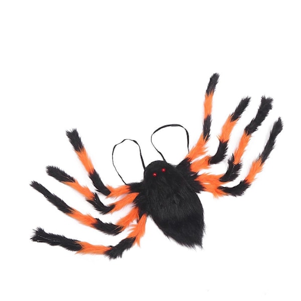 Halloween Voksen Edderkop Rygsæk Kostume Sort Farverigt Edderkoppetøj Sjov Kvinde Slikpose 8 Edderkoppe Ben, 100% Ny Orange