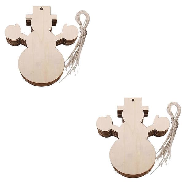 Juleophæng i træ til juletræet, 40 stk. sæt