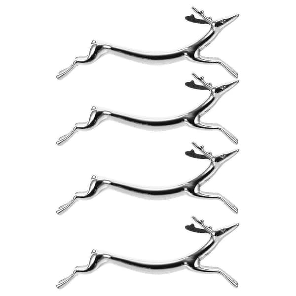 4-pack bestickhållare för hemmets skrivbordsdekoration (silver)