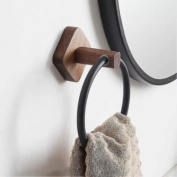 Trähanddukshållare Väggmonterad Självhäftande Trädesign LB7064