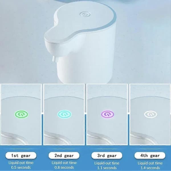 Automatisk skumdispenser med sensor, beröringsfri typ-C-laddning, smart flytande tvåldispenser med sensor