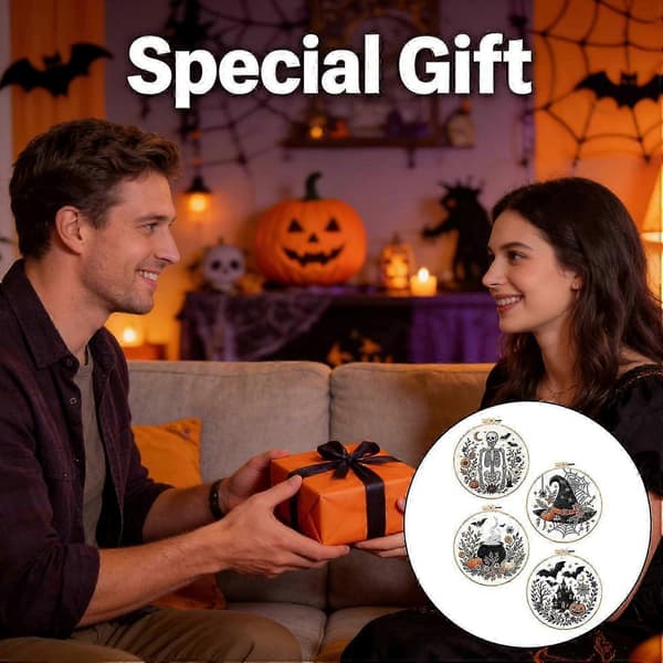 Halloween-broderisæt til begyndere 1pcs B