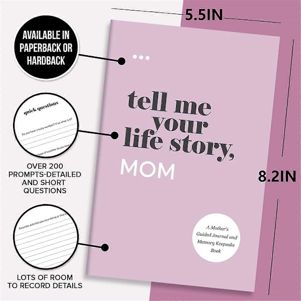 Fortell Meg Din , Mamma: En Mors Guidede Journal og Minnebok (Fortell Meg Din )