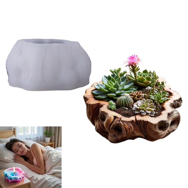 Håndverk Silikonform For Tilpassede Sementplanter DIY Hjem Og Gaver