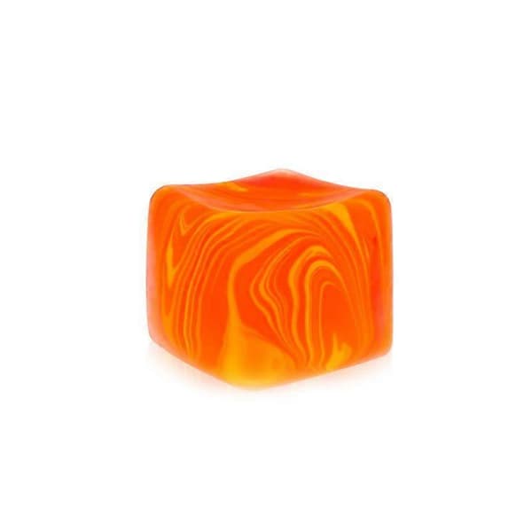 Marmoreret terning stressbold, TPR Squishy sensorisk legetøj til børn og voksne