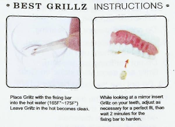Grillz - ENKELT - *One size fits all* - Sølv