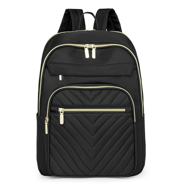 Compact Water-Resistant Nylon Backpack for Women, Everyday Travel Backpack