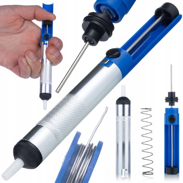 Soldering Set Pitbull 9-in-1 60W – Temperature Control | Complete Tool | for Electronics, SMD, DIY, Service