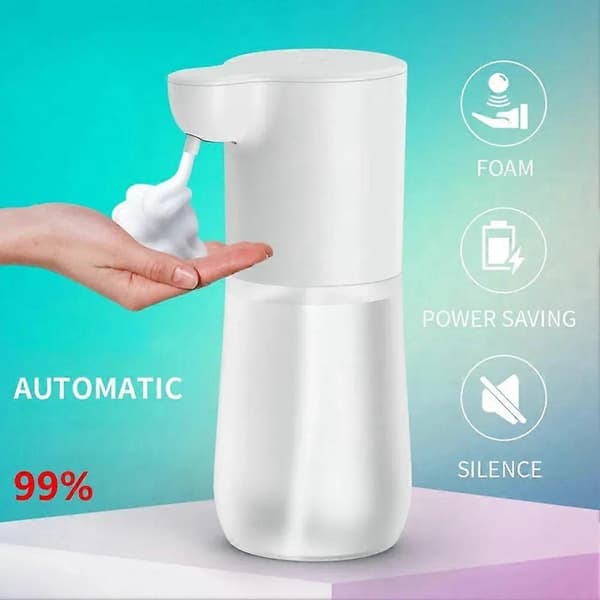 Automatisk skumdispenser med sensor, beröringsfri typ-C-laddning, smart flytande tvåldispenser med sensor