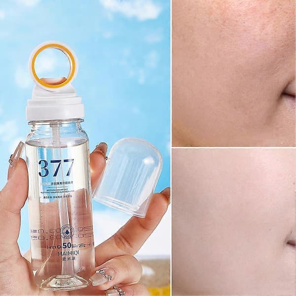+377 Whitening Sunscreen Spray Multi Effect Isolating SPF50+ Solcreme B5I2 90ml vit