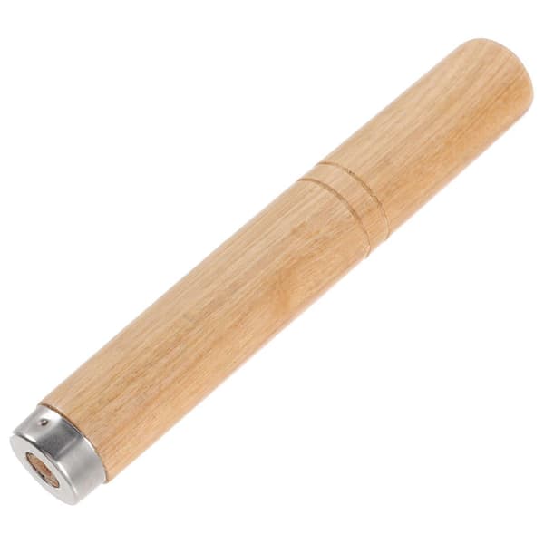 Replacement Handle for Pot Wood Firm Grip Replacement Accessory for Pots and Pans 16.5x2.5cm 1Set Beige