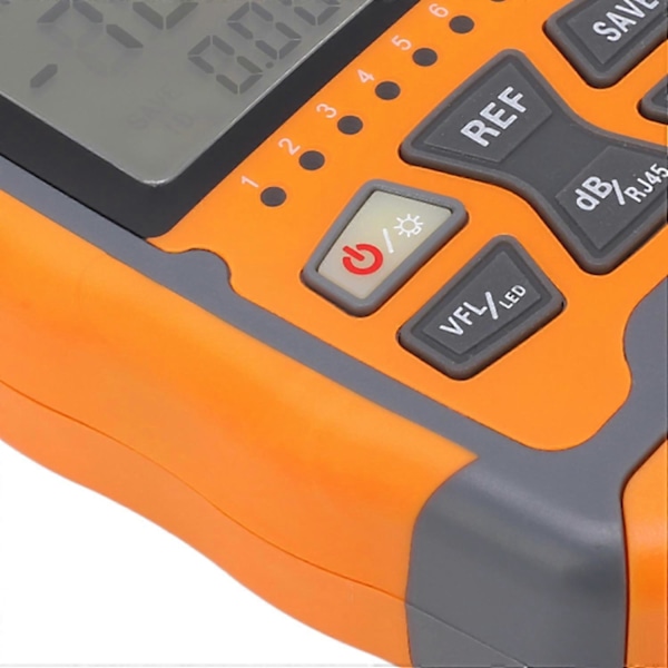 Håndholdt optisk effektmåler Multifunktionel optisk fiberkabeltester med LED-lys 20MW