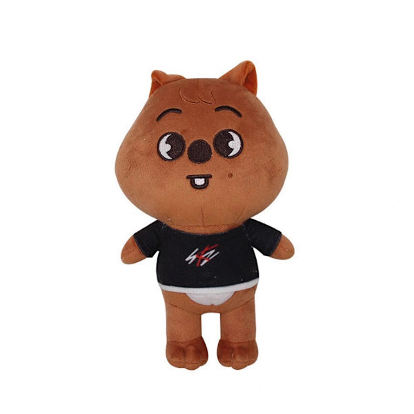 Cartoon Stray Kids Skzoo Plyschleksaker 21cm Plyschdjur Bbokari Wolf Chan Leebit Dwaekki Jinir Style 4