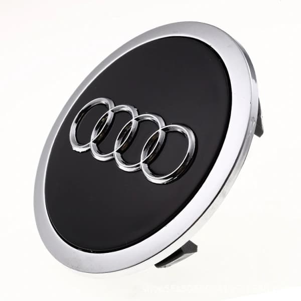 Audi centerkapsel 60mm 4-pak sort sort_Paris sort-Perfekt black