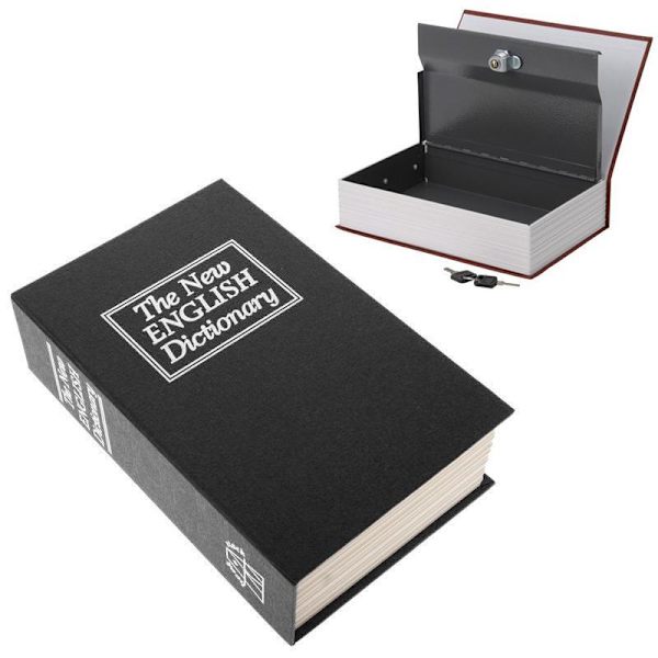 Kassaskåpsbok / Kassaskåp / Förvaring Bok - black