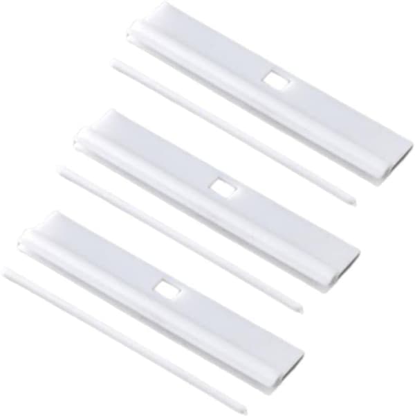 1 set Vertical Blind Hanger (89mm) Replacement White Hangers for Slats Louvre DIY Adjustable Vertical Blind Accessories 20-pack.