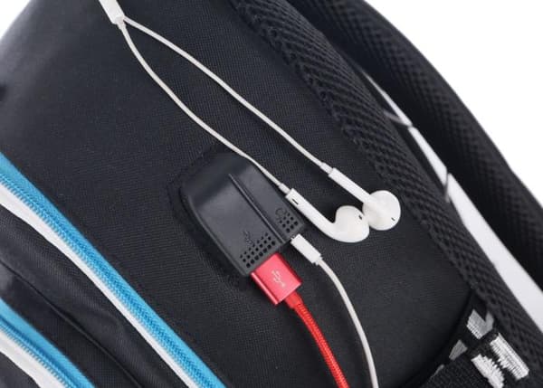 Fortnite Backpack - Waterproof School Bag with USB and Headphone Jack