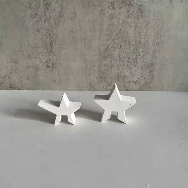 Silikonefigurform Silikone Stearinlysforme DIY Lerforme Stjerneformede DIY Håndlavede Former Silikonemateriale til DIY