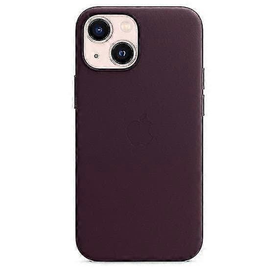 Läderfodral för iPhone 13 Mini med MagSafe Dark Cherry