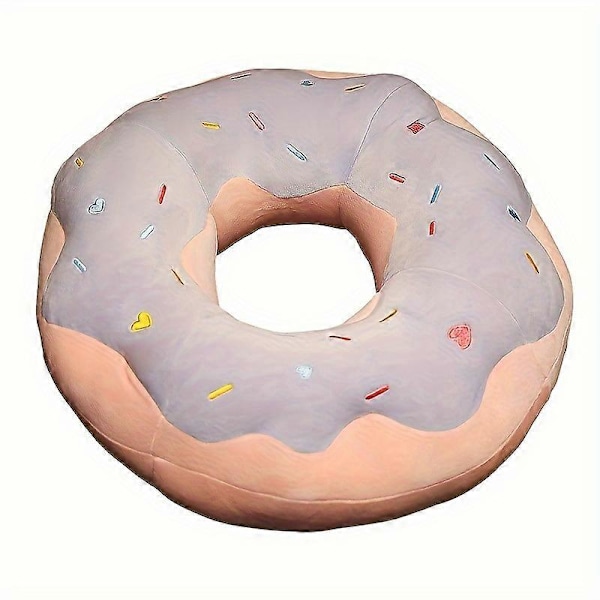 Simuleringsdonutkudde i plysch, söt sovkudde, soffa- och tupplurkudde, docka raspberry
