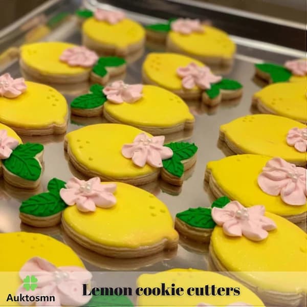 Kakformar i rostfritt stål, citronformade, 3 storlekar, diskmaskinssäkra, för bakning