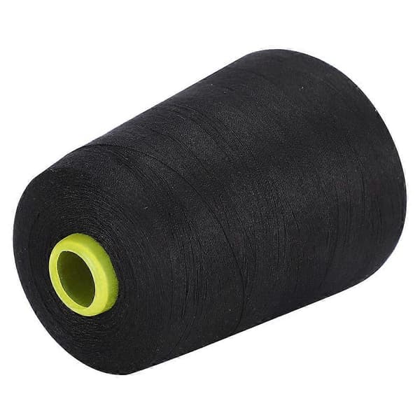 Symaskine Tråd 8000 Yards Højkvalitets Polyester Husholdnings Tøj Tilbehør (Sort)