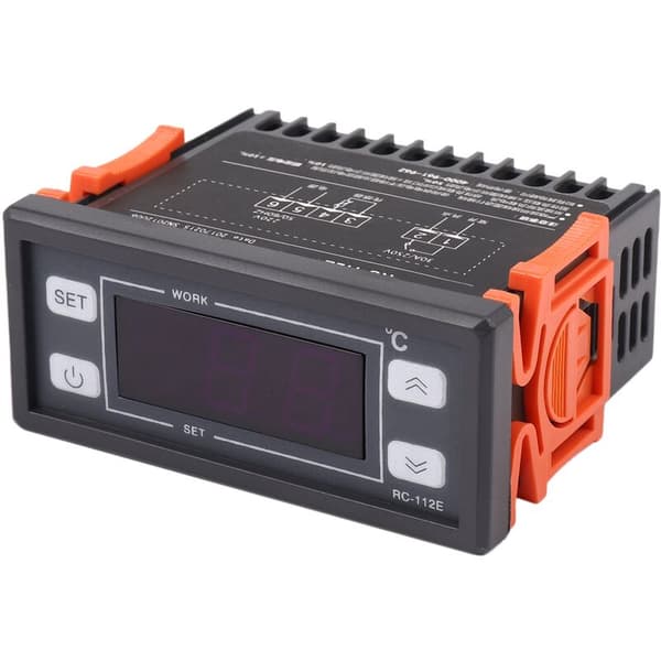 AC 220V 30A Digital Termostat Temperaturregulator med NTC-sensor og LED-display