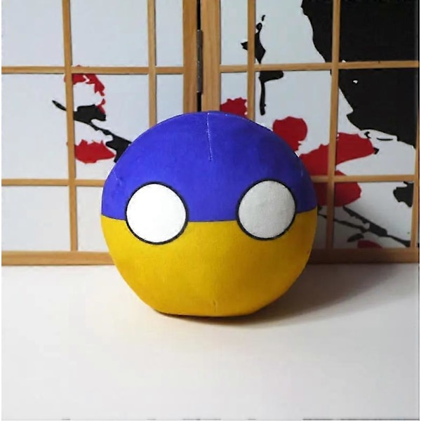 Countryballs Plysjdukke Russland Hviterussland Ukraina Georgia Litauen Kasakhstan Ball Polandball Fylt Putepute Leke som Gave Russian Empire 1 20CM
