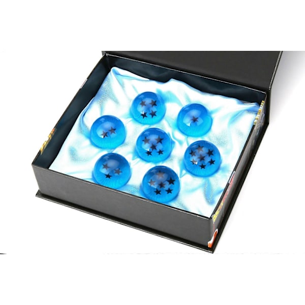 7st Dragon Ball Anime Samlarobjekt NY Presentförpackning Set, 3,5 cm / 1,38 tum diameter flerfärgad valfri Blå