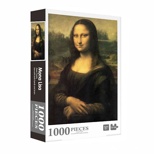 Mona Lisa Pussel 1000 bitar pussel leksak julklapp