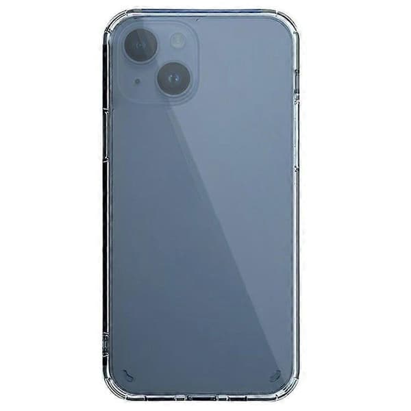 Transparent Phone Case for iPhone 14/13, 1.5mm, Shockproof TPU Back Cover