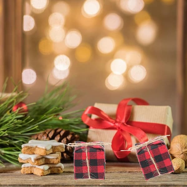 Julehængende gaveæsker ornamenter til 24 stk. julepynt