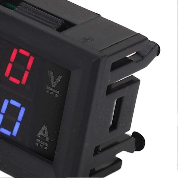 Spännings- och strömmätare Digital Voltmeter Amperemeter Voltmätare Amp-detektor LED Amperage Monitor Mätare