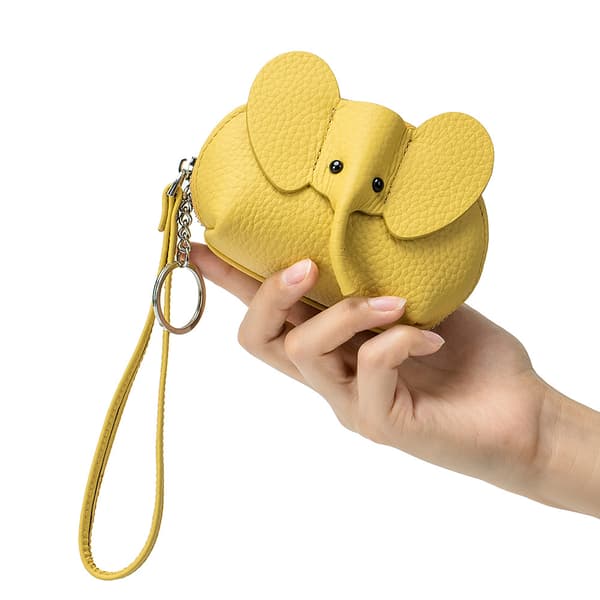 Creative Bag Short Wallet Genuine Leather Elephant Zero Wallet Women