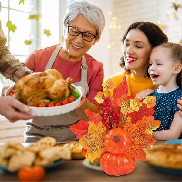 Efterårsgræskar kunstige efterårsgræskar høstdekoration hjemmefestpynt til Halloween efterår Thanksgiving B