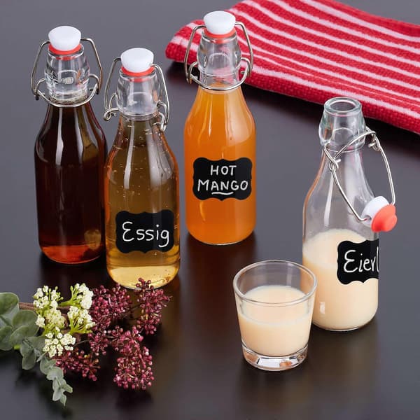 250 ml beger med klemmerlokk i 6-pakning
