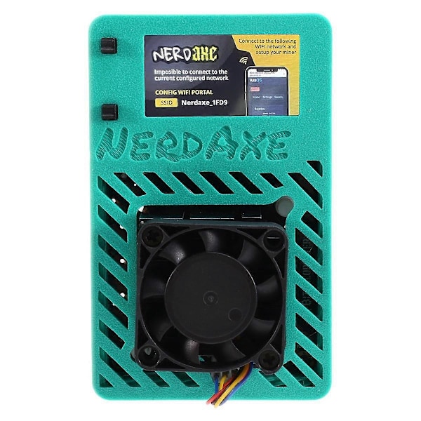 NerdAxe Bitaxe Miner 500Gh/S BM1366 ASIC Chip NerdMiner Lotteri Mining Miner Solo Lotteri BTC Miner