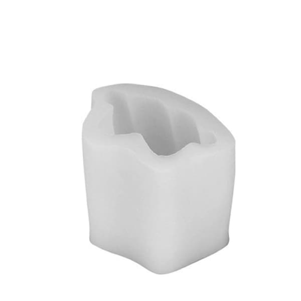3D Halvkropsform Silikoneform til DIY Håndlavet Aromaterapi Lys Gips Ornamenter Form Håndværksfremstillingsværktøj