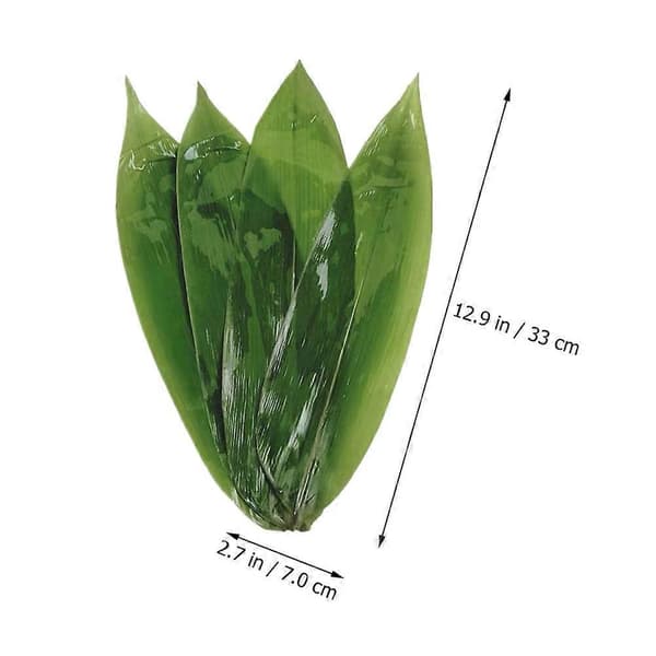 Bambusblader for matlaging av Zongzi Sushi Bambusblader for servering 50 stk
