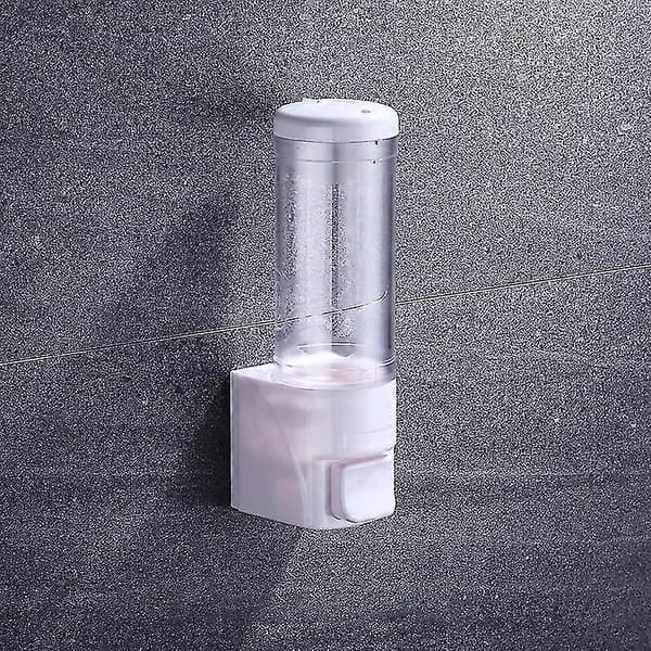 Sæbedispenser i rustfrit stål, vægmonteret badeværelses shampoo brusegel dispenser beholderflaske