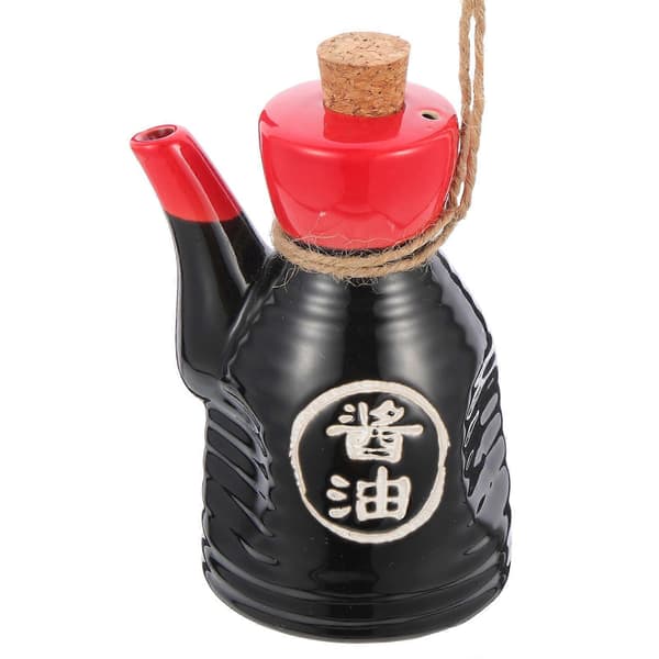 Eddikedispenser i japansk stil Keramisk eddikekrukke Oliedispenser Eddikekande Flydende dispenser