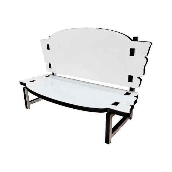 7/4 Tommer Billig I Kjærlig Minne Liten Stol Egendefinert Tre MDF Sublimering Minne Blank, 10 stk