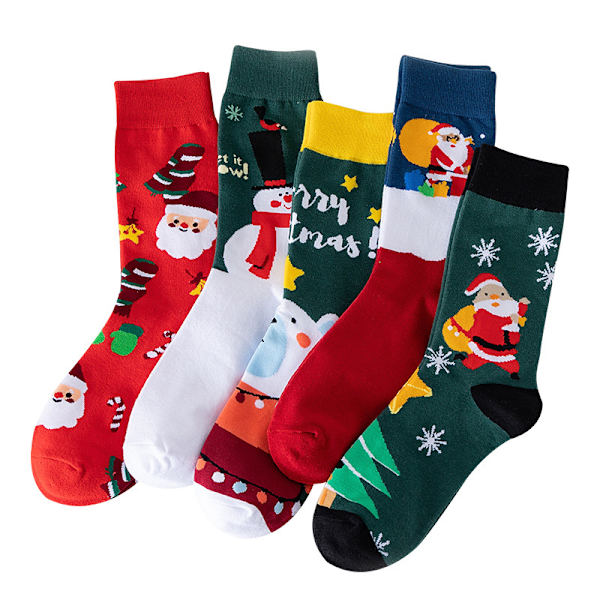 Populära Julstrumpor Ornament Glad Jul Dekoration Strumpa För Hem Julgåva Kamgarn Vinter Varma Tidvattenstrumpor