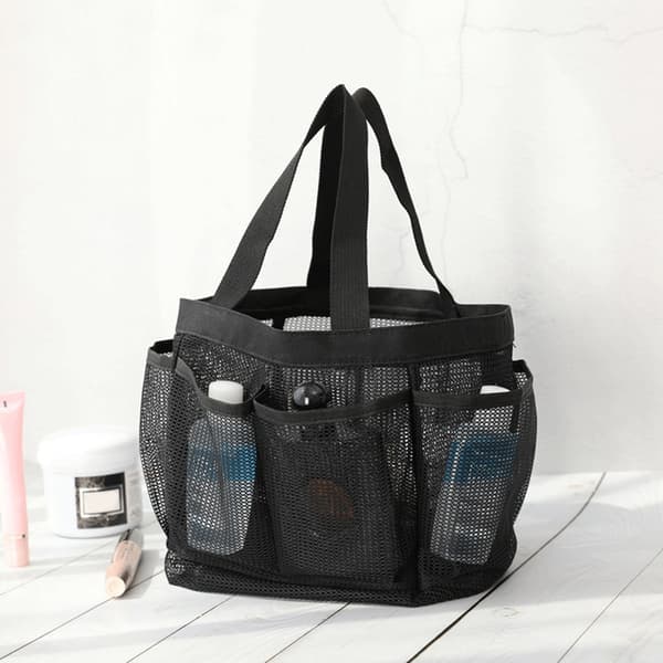 Portable Mesh Shower Caddy Tote Beach Bag Travel Storage Toiletry
