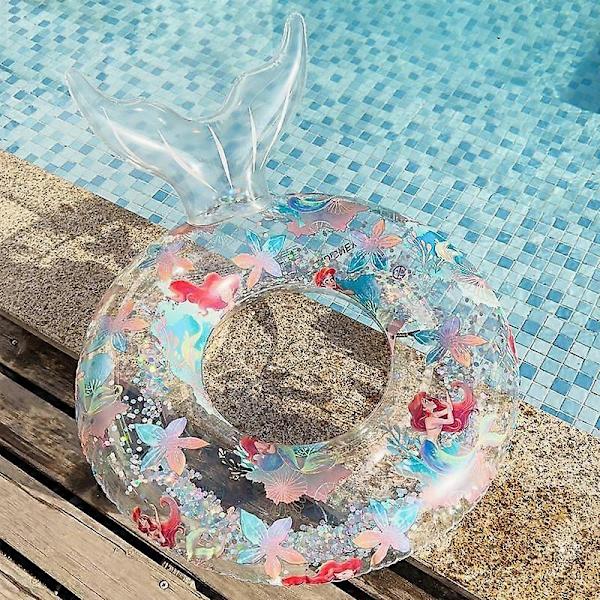 Havfrue Pool Float, Havfruehaleformet Pool Svømmerør Ring Floatie